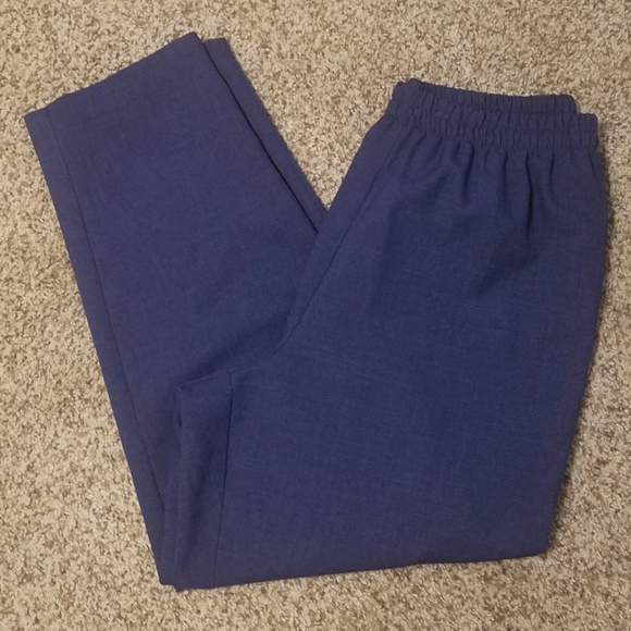 Helene Blake Blue Pants Size 14W - Picture 1 of 3